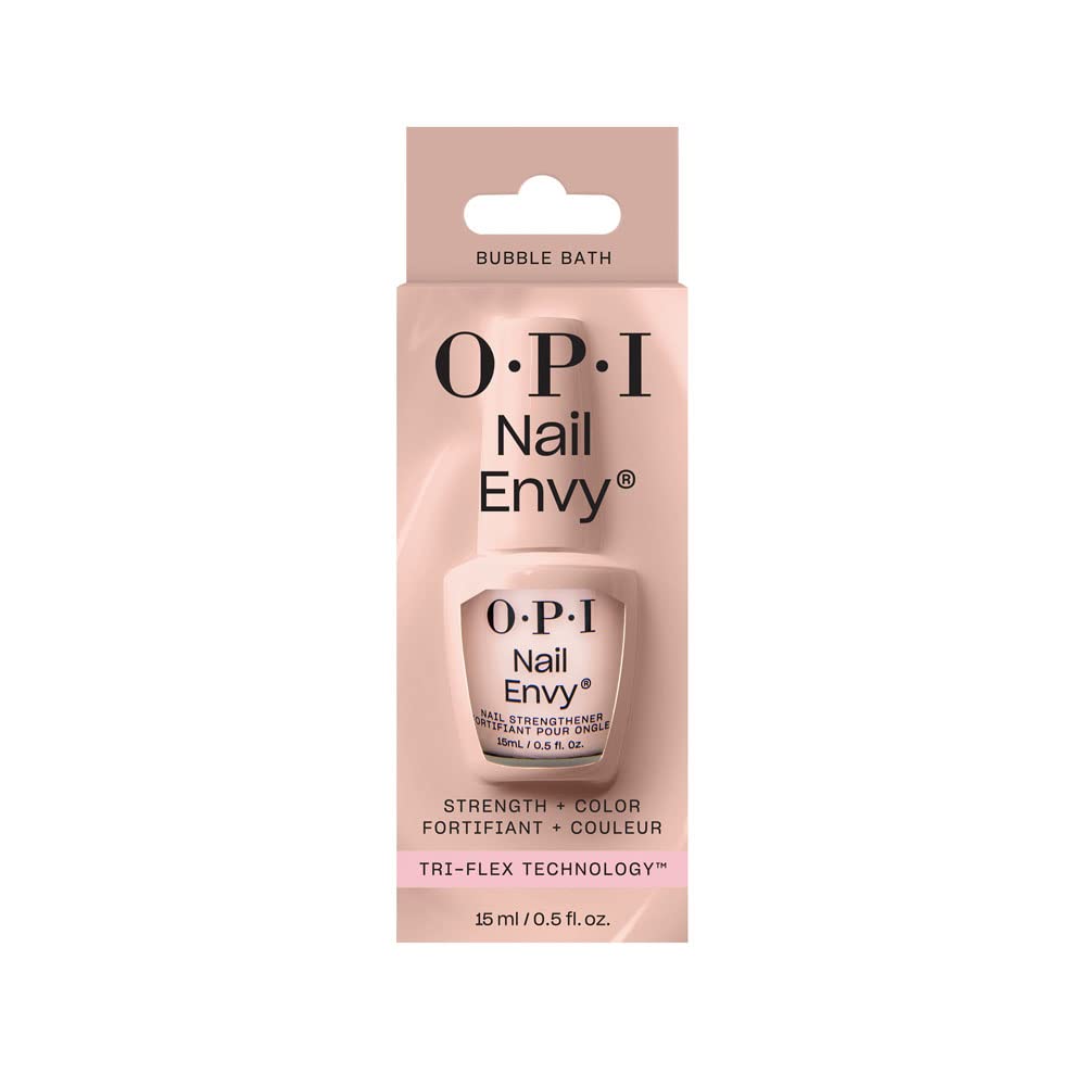 OPI product in lifestyle desk manicure setting showing everyday polished nails