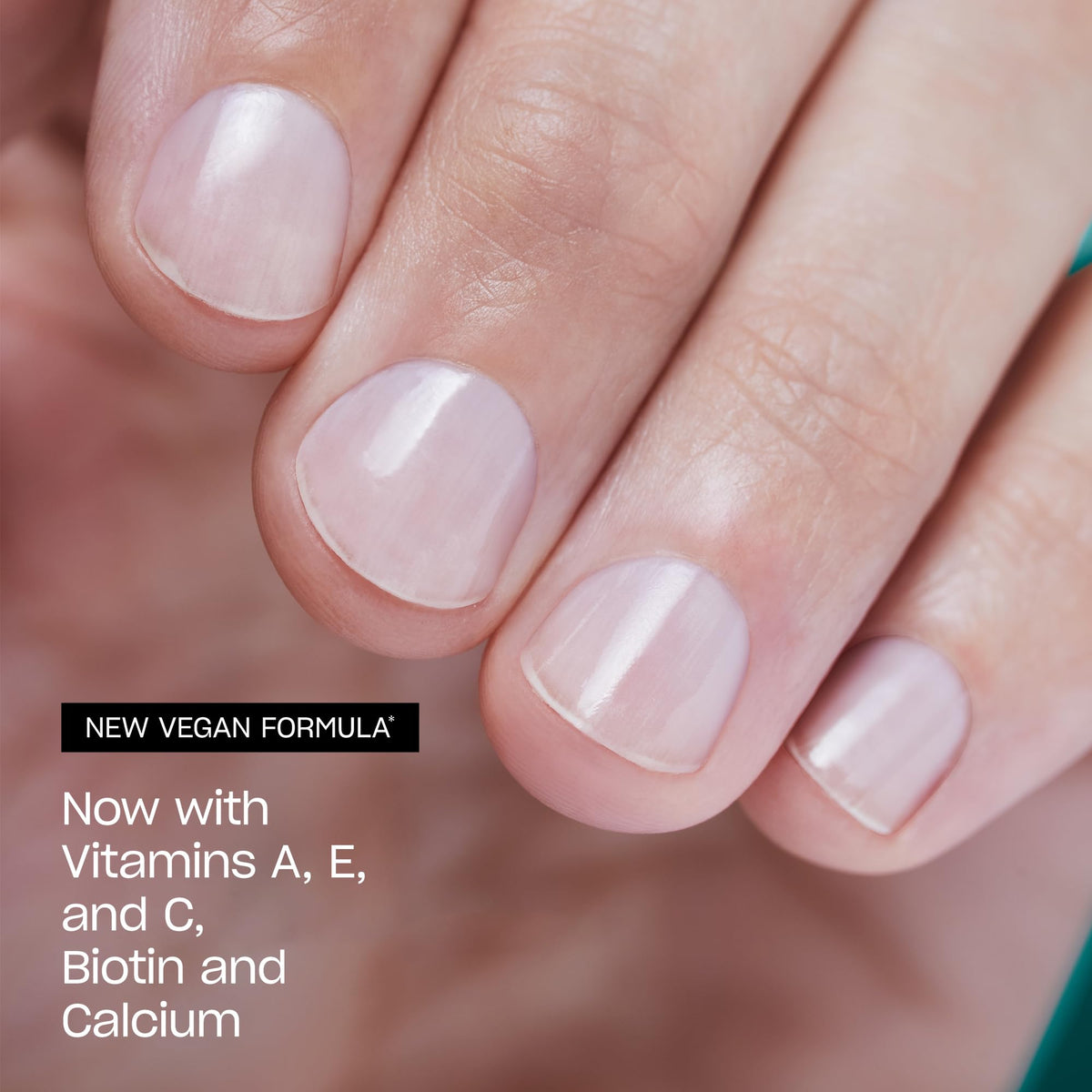 OPI applied on fingernails in use showing stronger-looking tips
