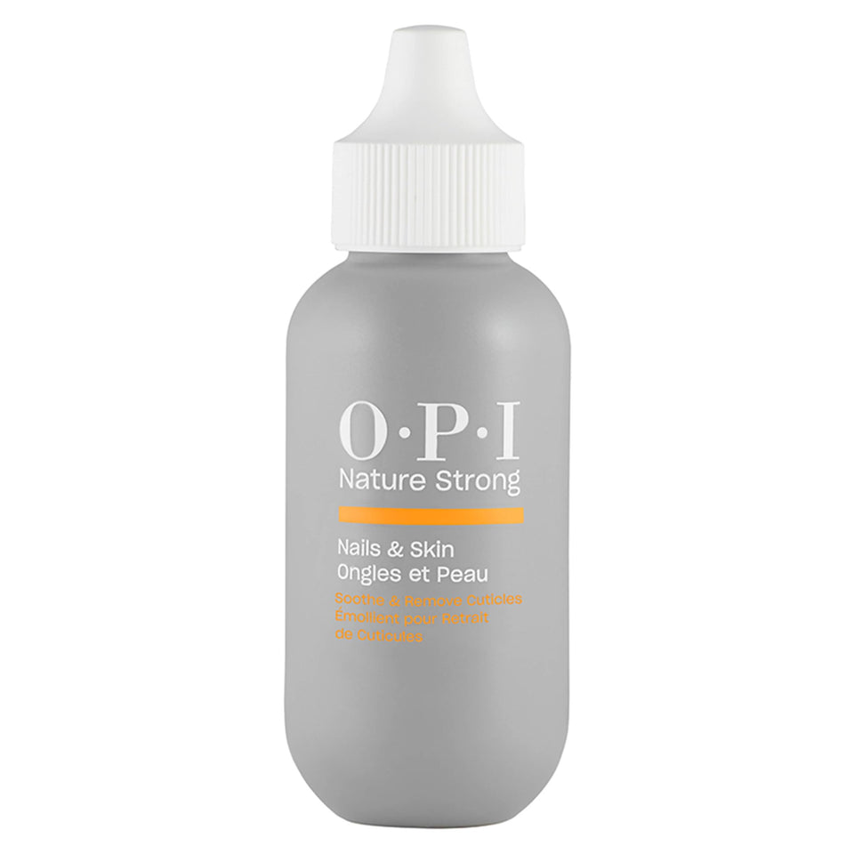 OPI front packaging showing bottle and label, clear product identity and benefits