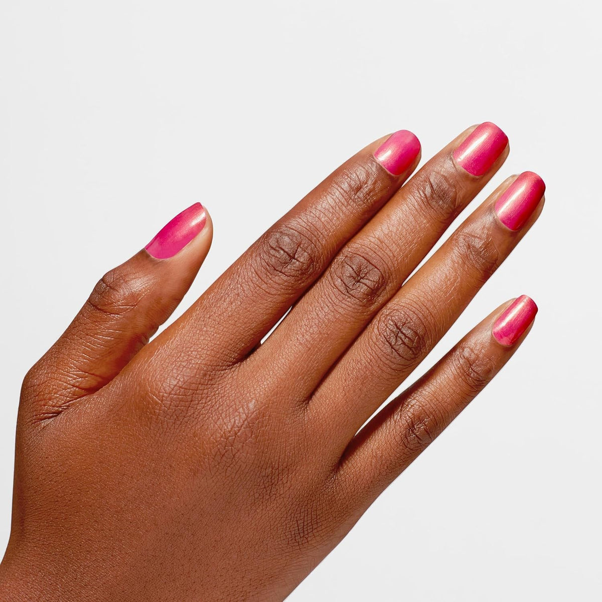 OPI close-up of red pearl finish revealing luminous, salon shine
