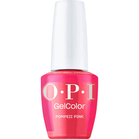 OPI Pompeii Pink front bottle showing glossy salon-ready gel