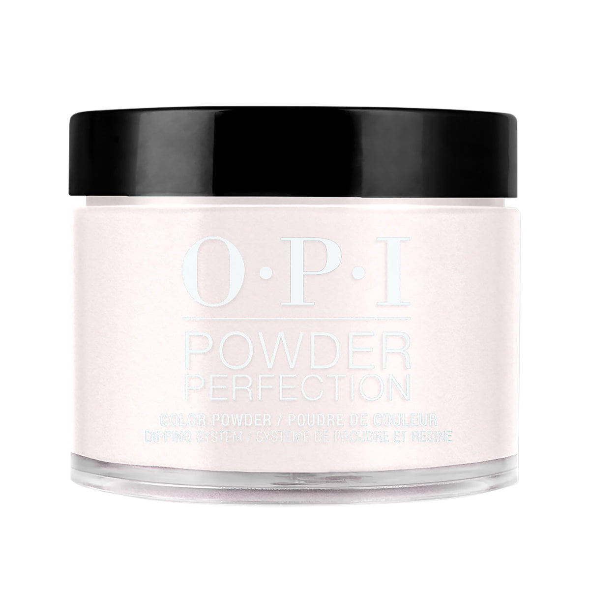 OPI front packaging showing jar and label with crisp product branding benefit: recognizable branding