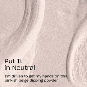 macro texture of OPI powder showing fine consistency for smooth finish benefit