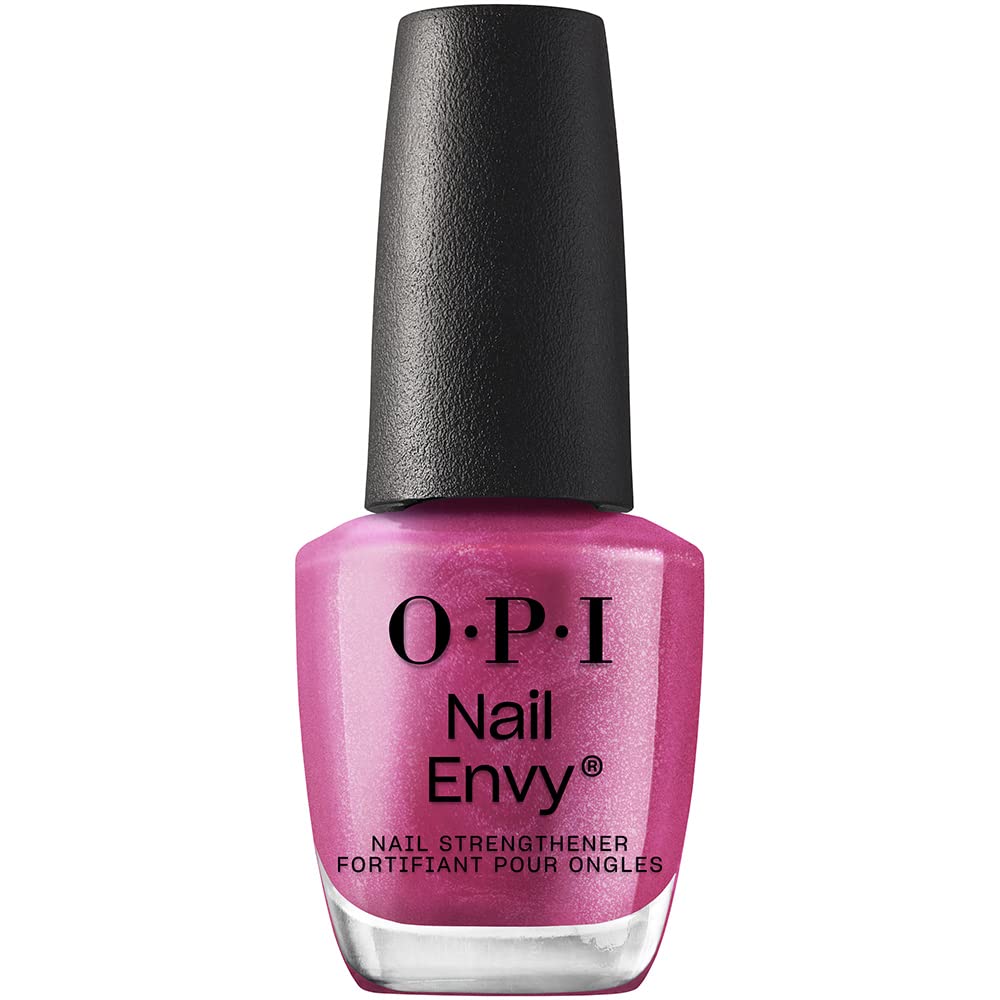 OPI bottle front view showing powerful pink strengthener and glossy finish