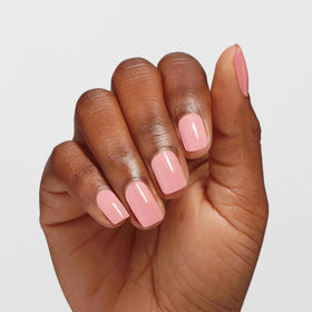 OPI bottle label detail highlighting product name and easy-use benefit