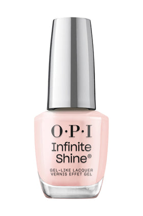 OPI bottle front view showing Pretty Pink Perseveres and glossy finish benefit