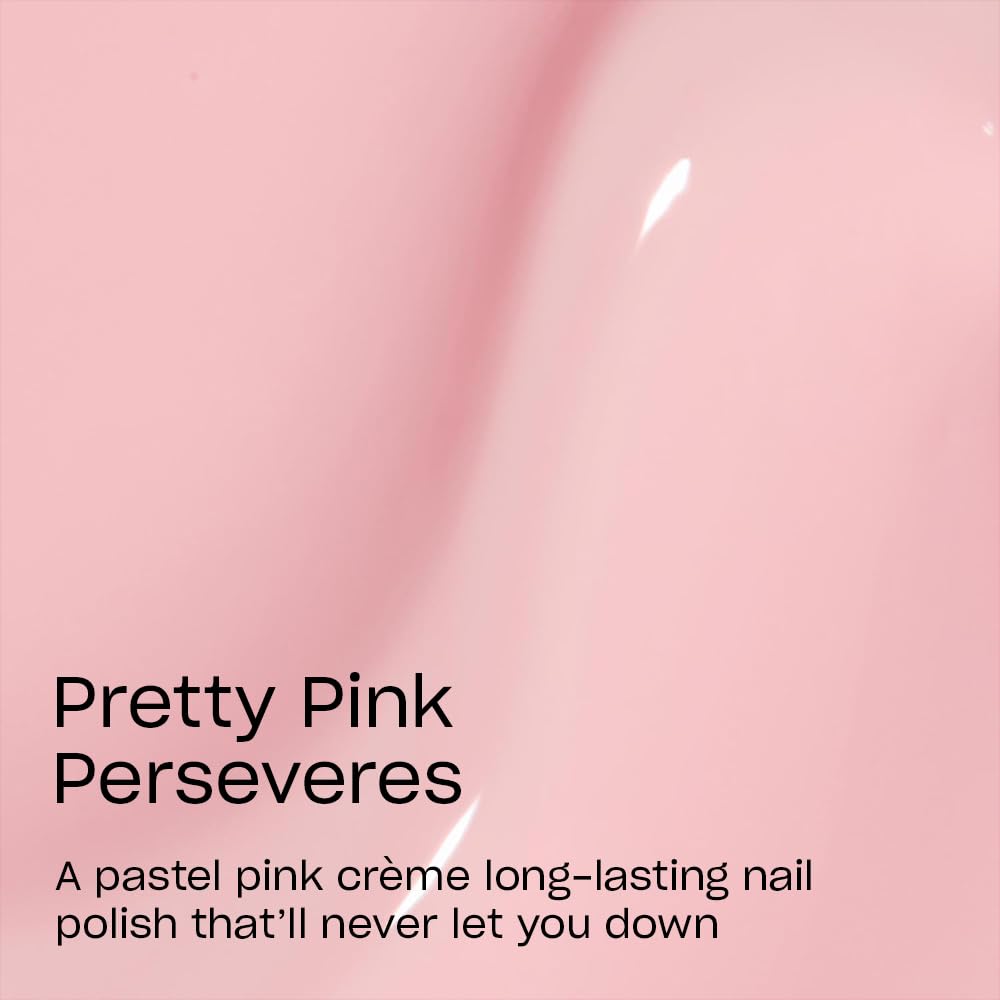 OPI painted fingernails swatch in soft pink showing durable glossy benefit