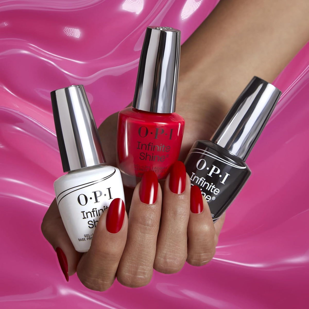 OPI pro-wide brush detail showing easy application and even strokes