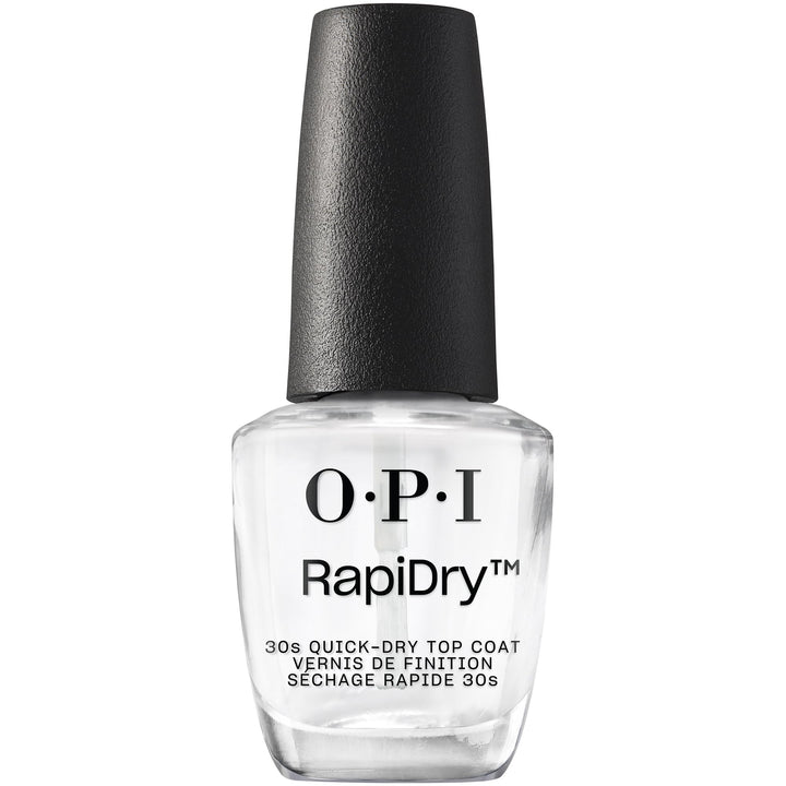OPI RapiDry front packaging showing bottle and label with quick-dry benefit