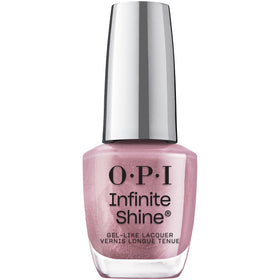 OPI bottle front view showing metallic blush-pink shade and glossy finish