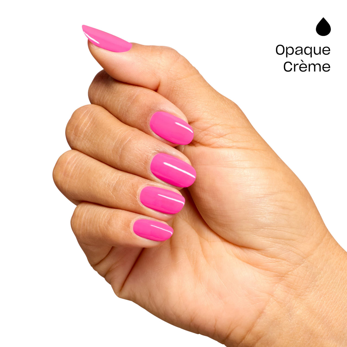 OPI bottle next to ruler showing 0.5 fl oz size and travel-friendly benefit