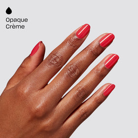 OPI Special O-Cajun curing under LED lamp for quick glossy finish