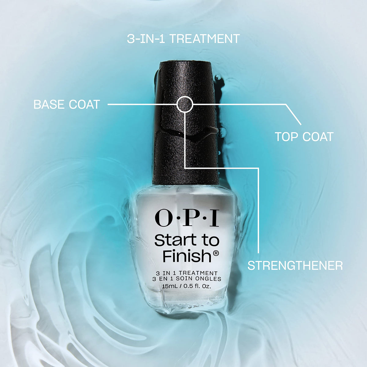 OPI Start to Finish pro-wide brush detail delivering even, streak-free coverage