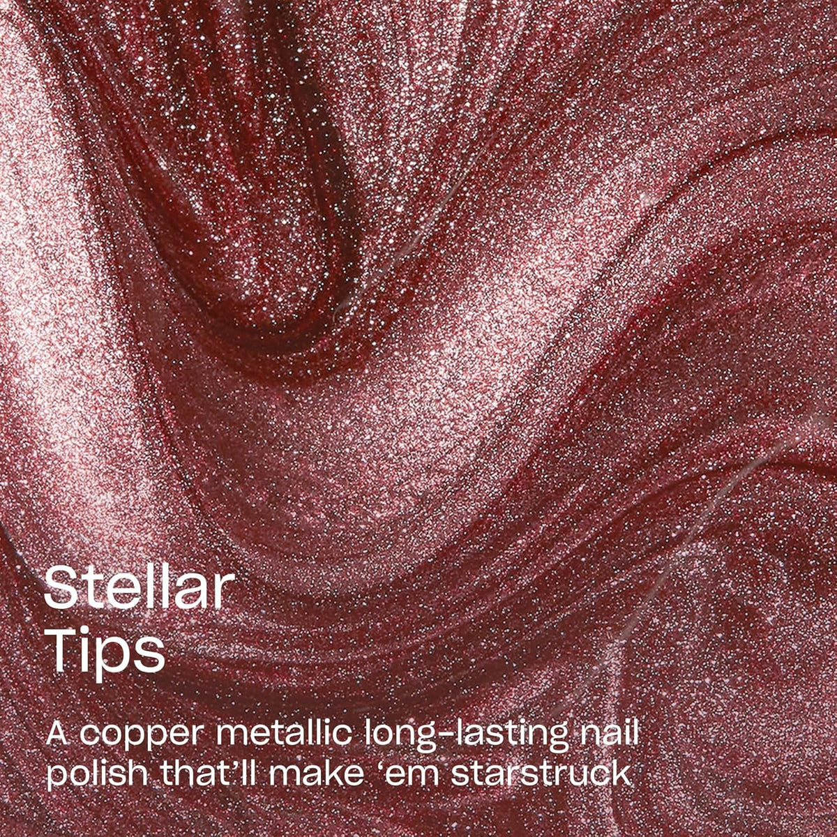 OPI nail-wheel swatch of Stellar Tips illustrating true opaque payoff