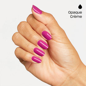 OPI texture close-up of gel finish highlighting smooth, self-leveling sheen