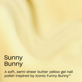 OPI Sunny Bunny label close-up highlighting product name and size