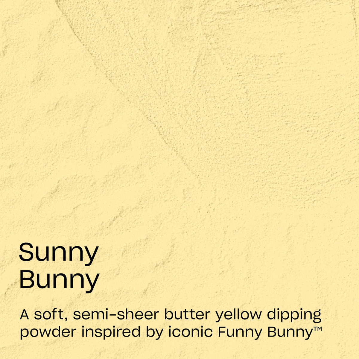 OPI Sunny Bunny close-up texture of powder showing smooth blendability benefit