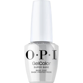 OPI Super Base front packaging showing bottle and label, professional product presentation