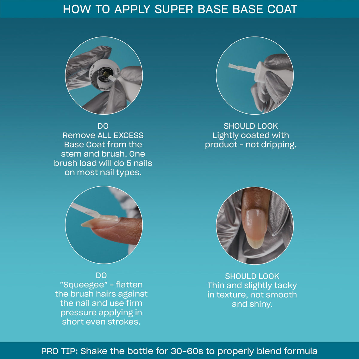OPI Super Base curing under LED lamp demonstrating quick 30-second cure and time savings