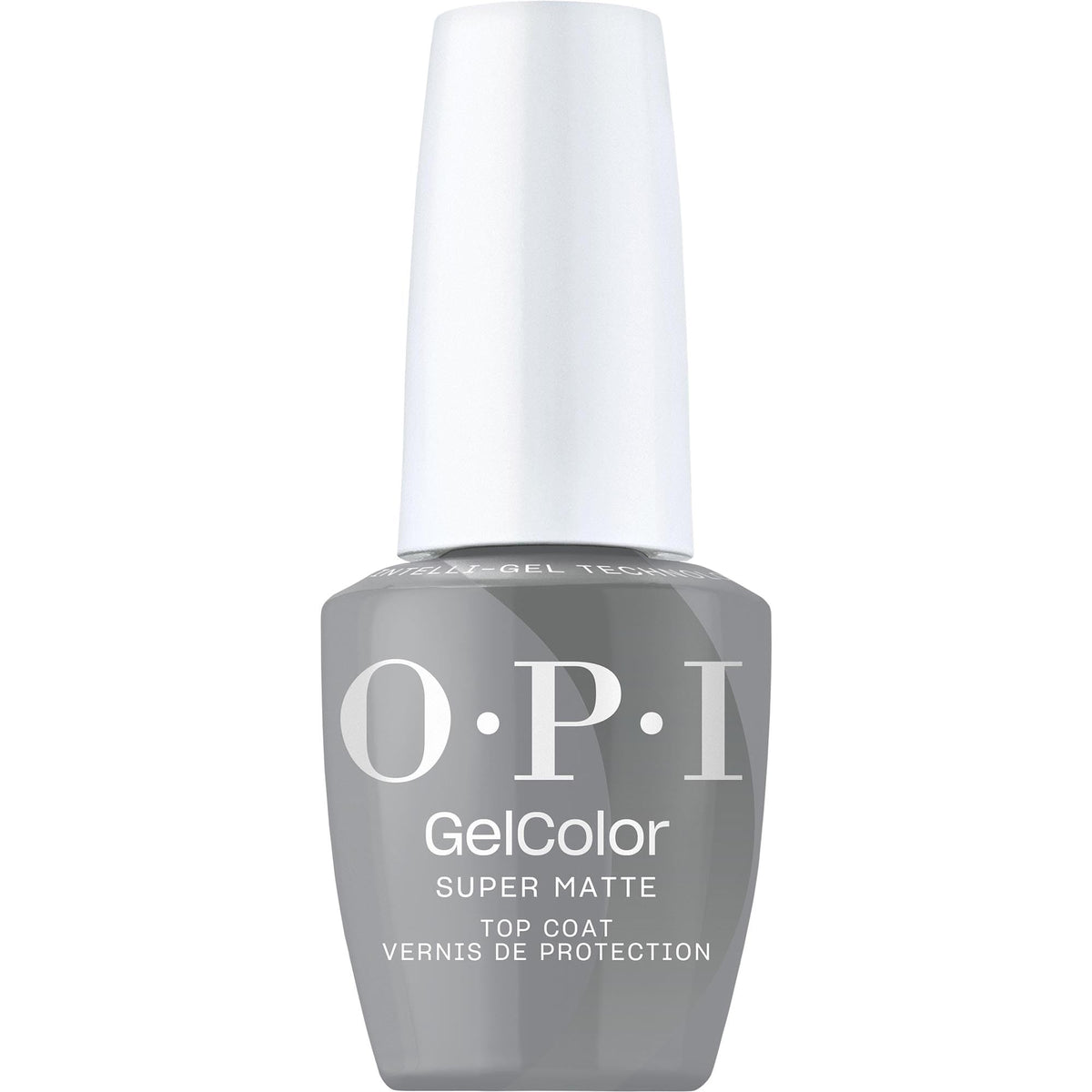 OPI Super Matte Top Coat front bottle showing product and branding for professional finish