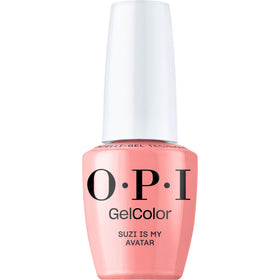 OPI bottle front view showing Suzi is My Avatar and salon-grade polish benefit