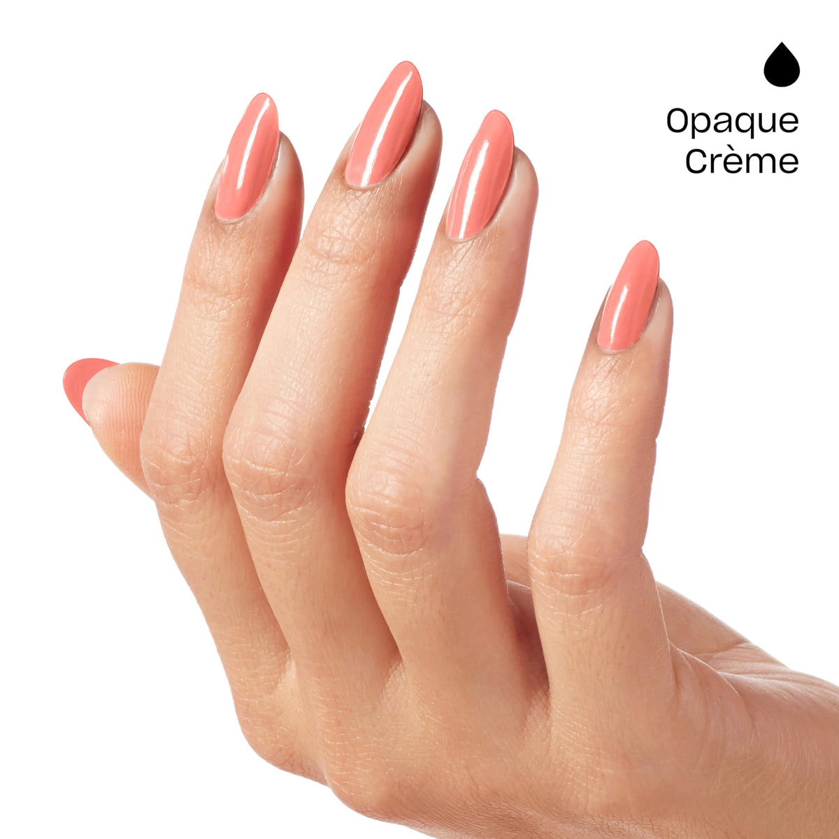 OPI nail swatch board showing shade on nails for accurate color selection