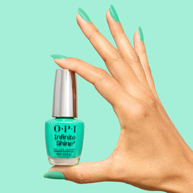 OPI texture macro highlighting crème finish and high-shine benefit