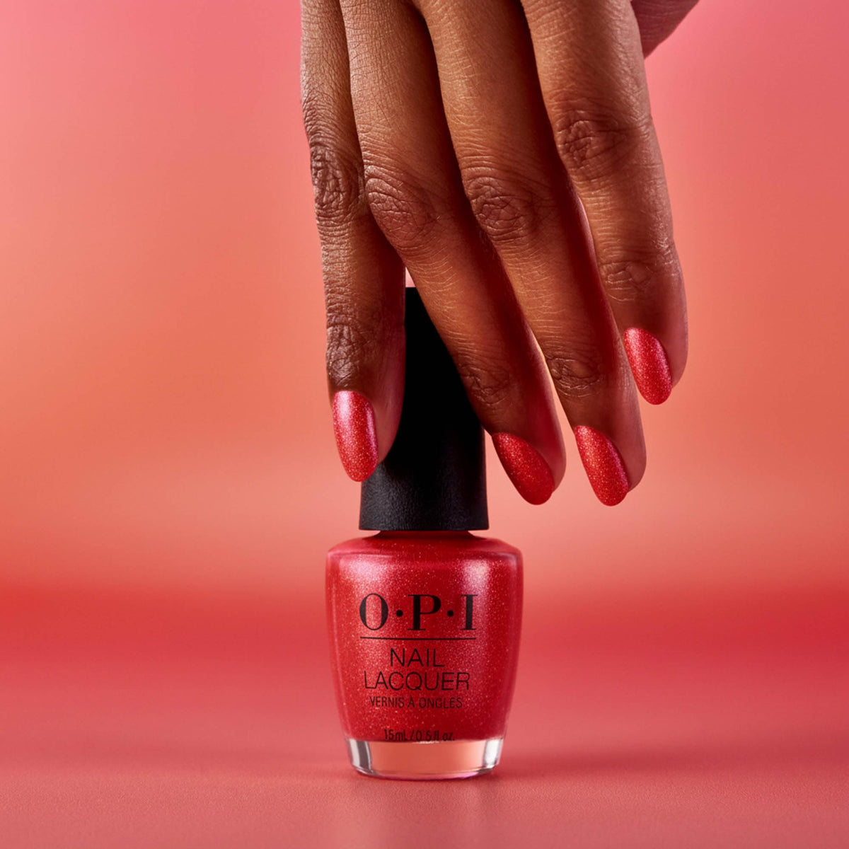 OPI shimmer texture close-up highlighting reflective glossy finish