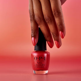 OPI shimmer texture close-up highlighting reflective glossy finish