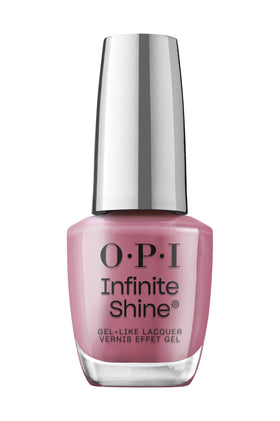 OPI Times Infinity front bottle view showing deep plum and glossy finish