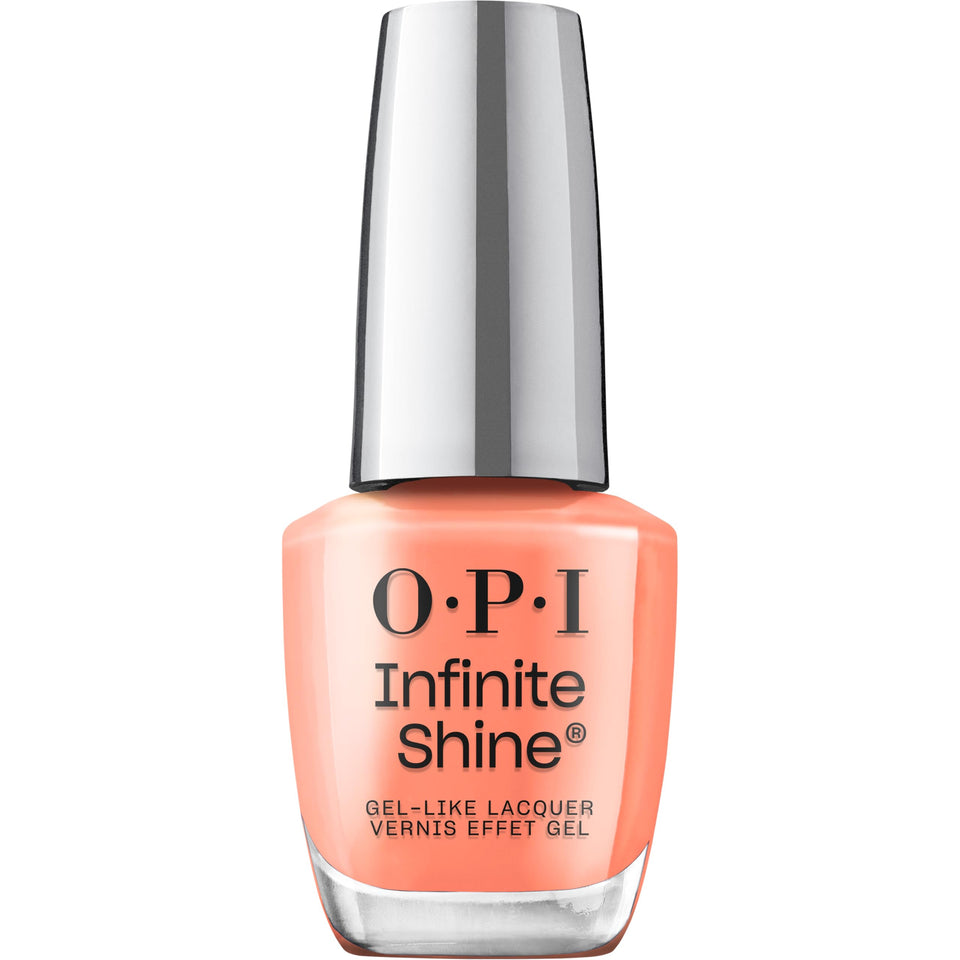 OPI bottle front packaging showing You're One in a Melon bright coral-orange polish