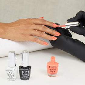 OPI bottle on beach-themed background suggesting summer-ready, vacation energy