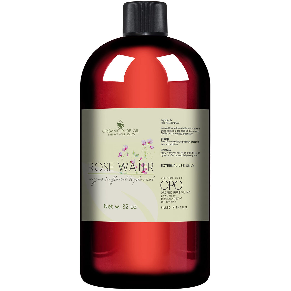 OPO front bottle view showing product and convenient 32 oz size for everyday use