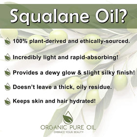 OPO squalane oil 8 oz size comparison demonstrating value and quantity