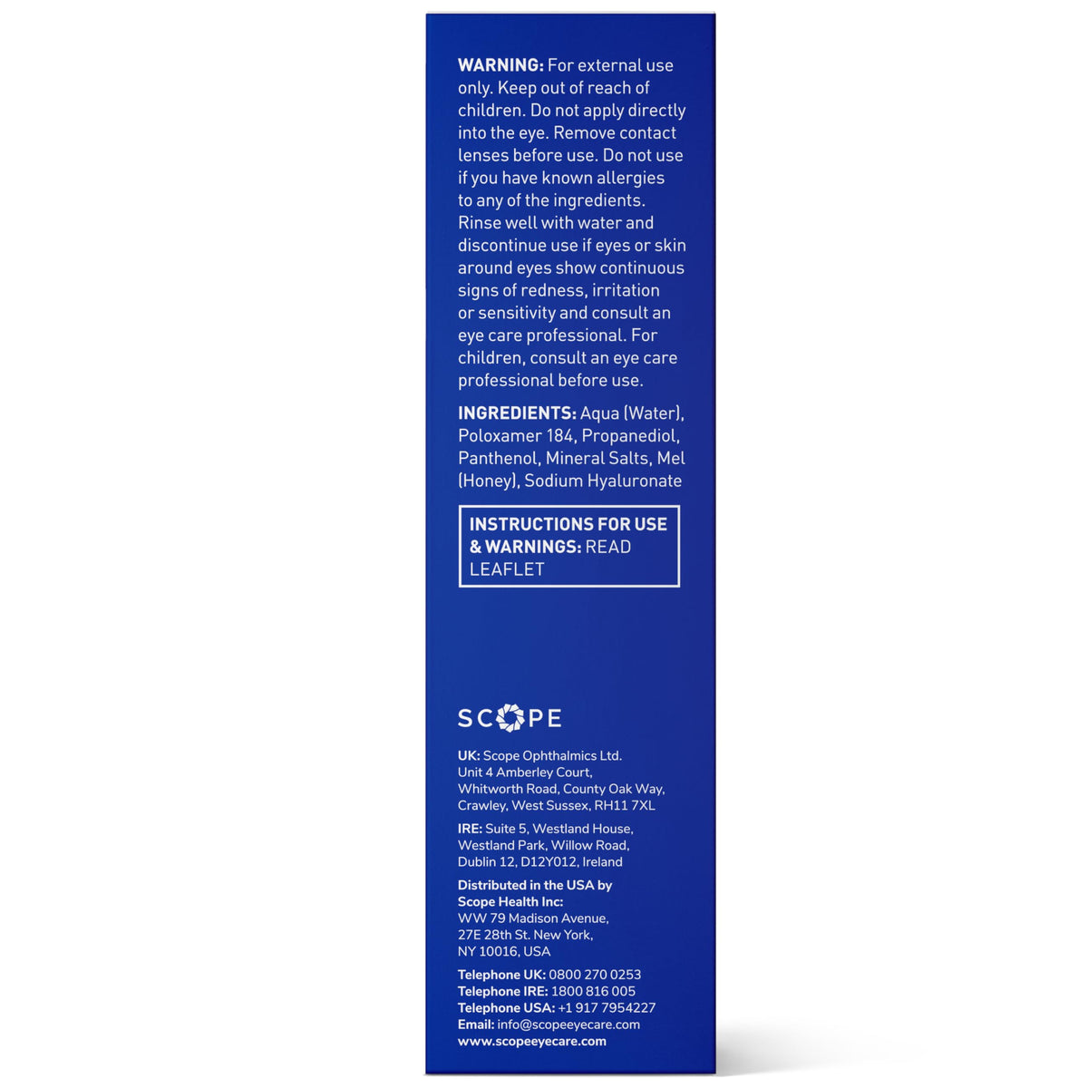 Optase bottle on bathroom shelf in a calm daily skincare scene