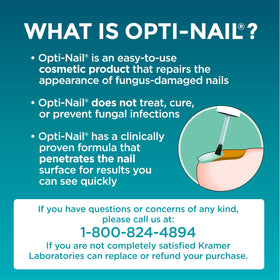 Opti-Nail liquid on nail plate showing smooth texture and quick-dry benefit