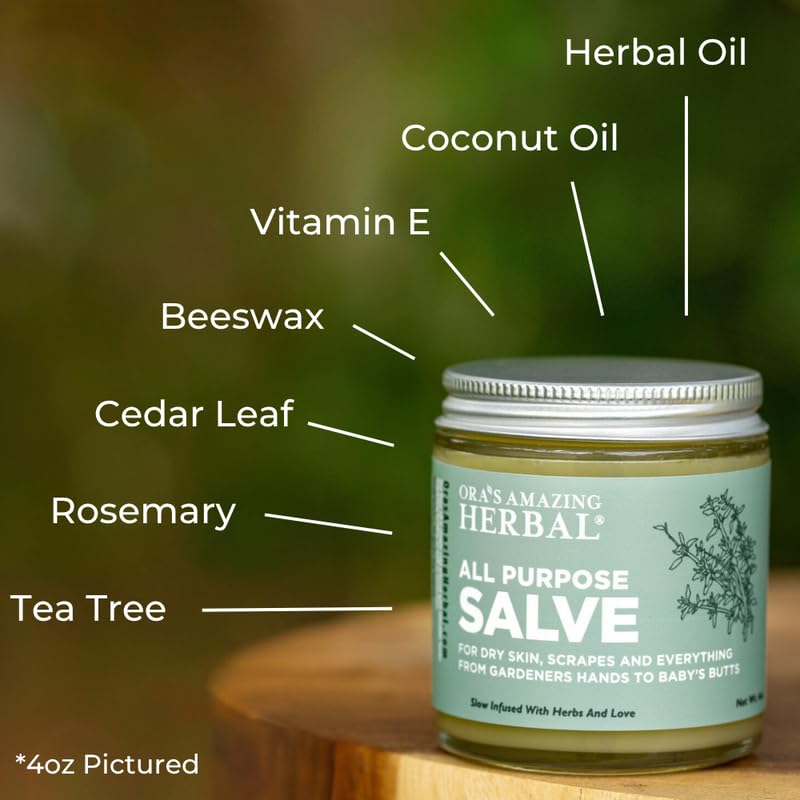 Ora's Amazing Herbal being applied to hands illustrating concentrated moisturizing benefit