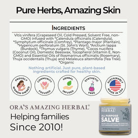 Ora's Amazing Herbal on heels with socks for overnight repair and deep hydration benefit