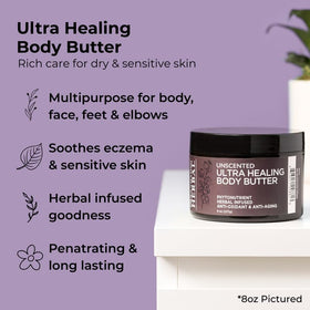 Ora's Amazing Herbal open jar texture close up showing rich creamy benefit