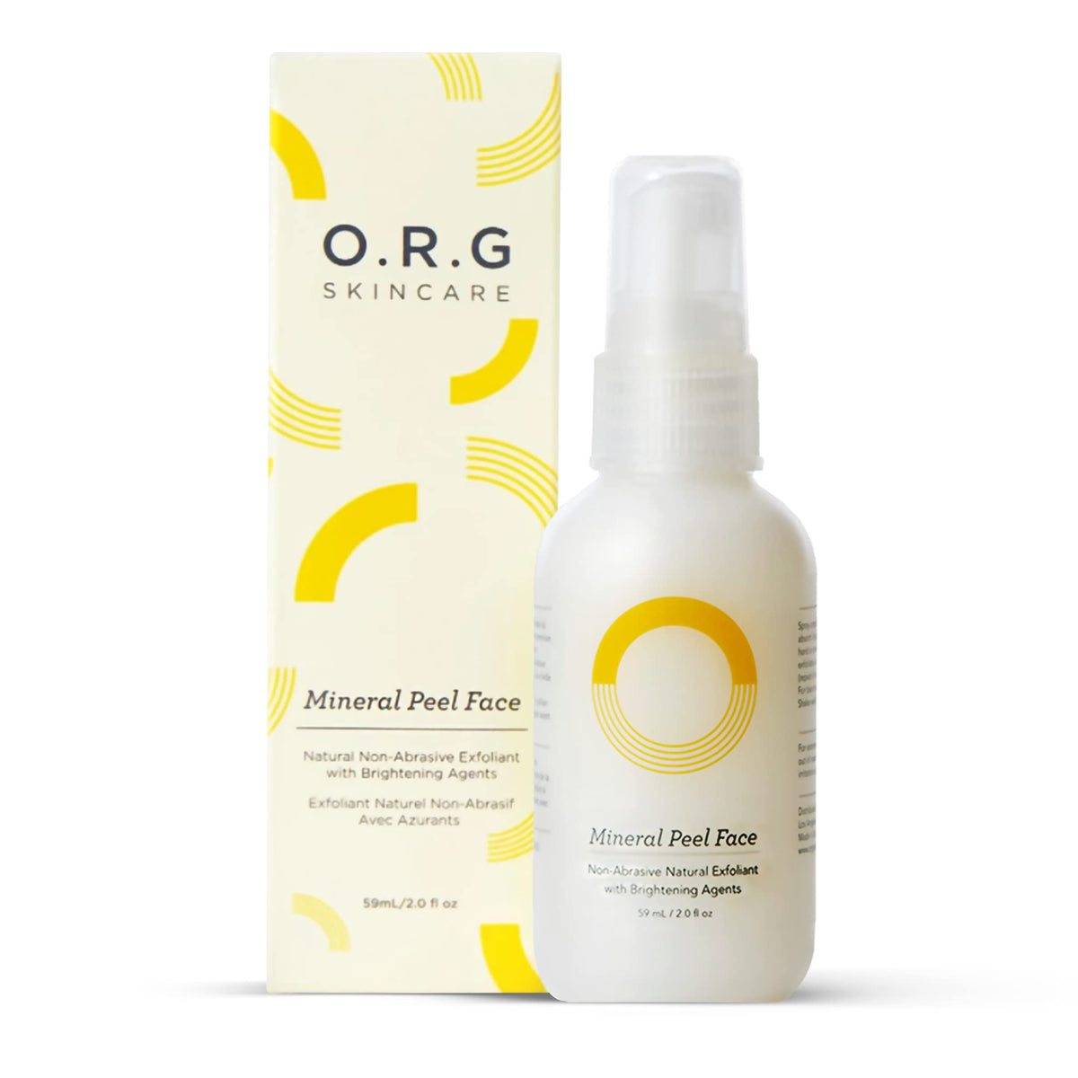 O.R.G. Skincare front packaging showing product and branding, highlights clean formula