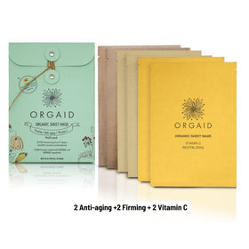ORGAID Anti-Aging sheet close-up texture highlighting soft absorbent material