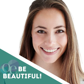 Organic Excellence bottle staged in bathroom for everyday routine