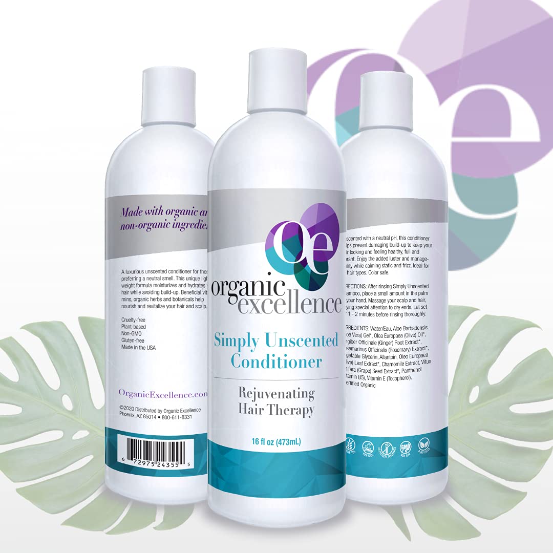 Organic Excellence label closeup highlighting organic ingredients and safety