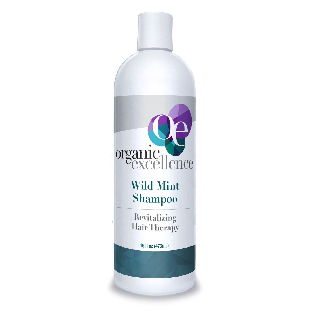 Organic Excellence front bottle showing label and scent benefits
