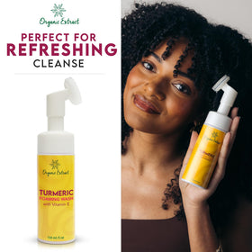 ORGANIC EXTRACT turmeric and aloe vera ingredients showcasing natural support