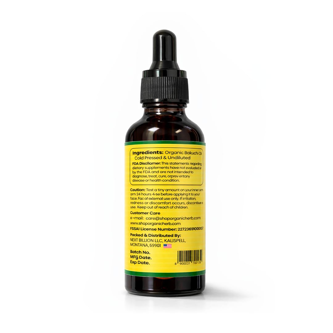 Organic Herbs dropper pouring oil highlights precise application and easy dosing