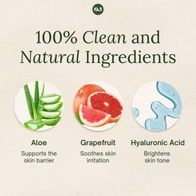 Organic Jaguar lather on hand demonstrating effective makeup removal benefit