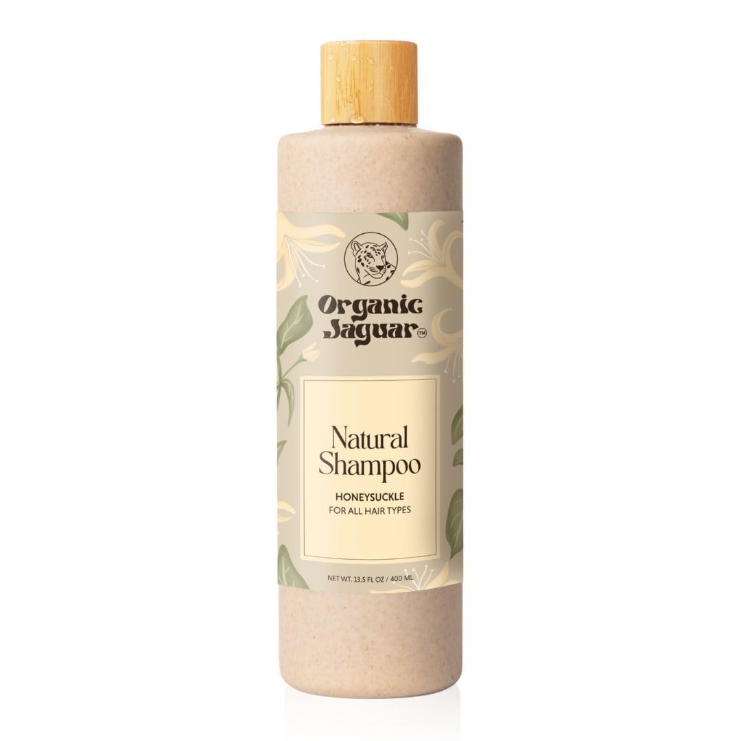 Organic Jaguar front bottle showing 13.5 fl oz and product name for clear identification
