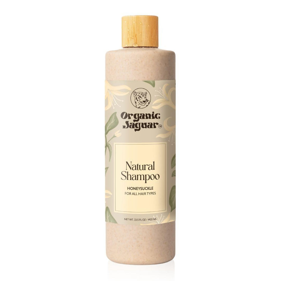 Organic Jaguar front bottle showing 13.5 fl oz and product name for clear identification
