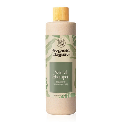 Organic Jaguar front label view showing unscented sulfate-free benefits